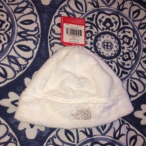 White North Face Beanie